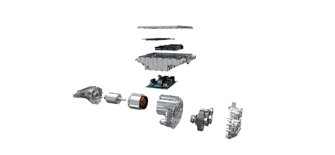 8-in-1 electric powertrain