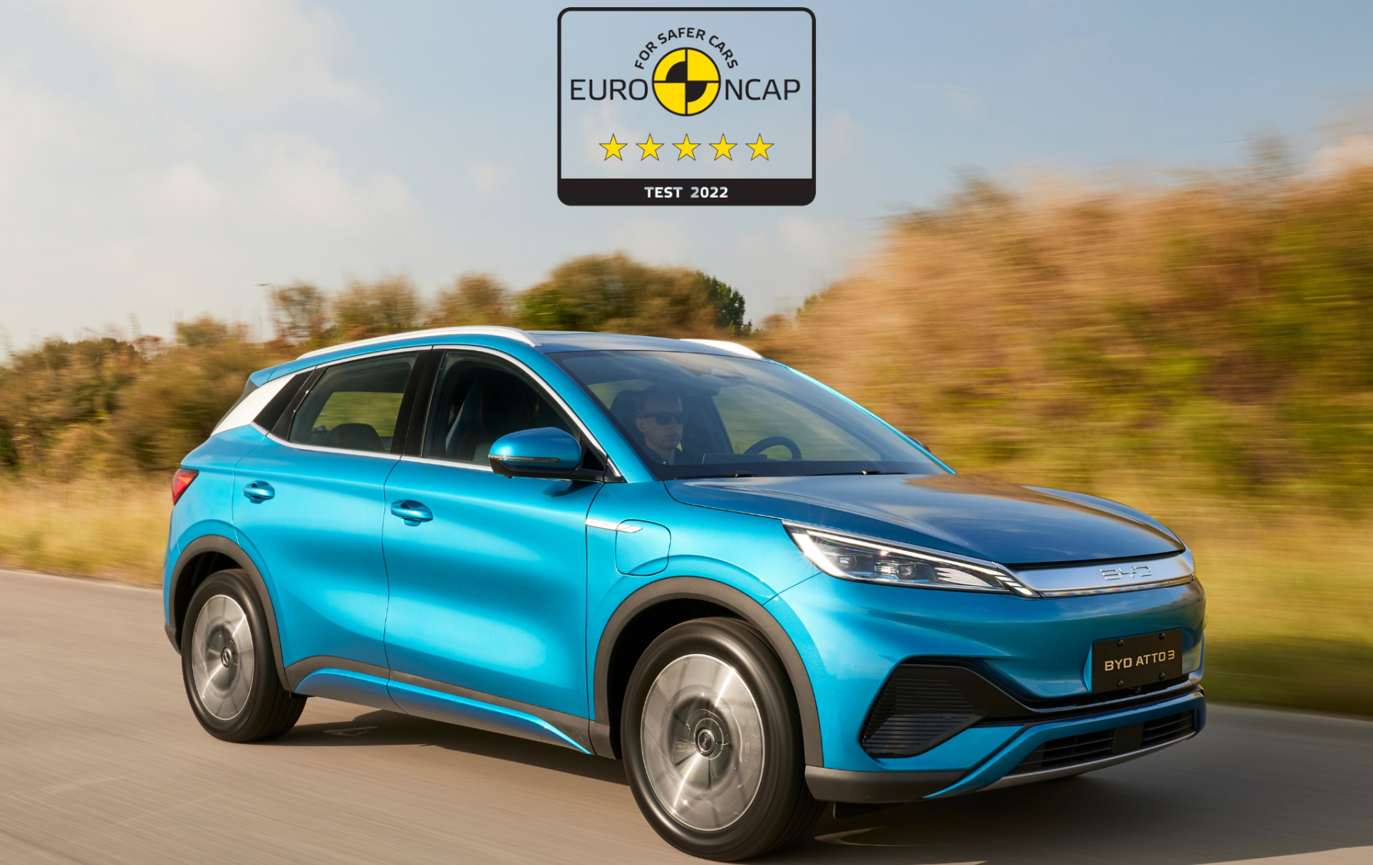 La BYD ATTO 3 reçoit 5 étoiles aux tests de sécurité Euro NCAP